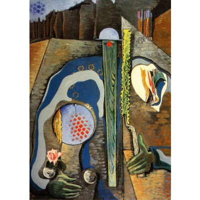 Max Ernst. Um 7.07 Uhr wird das Urteil vollstreckt sein, 1926