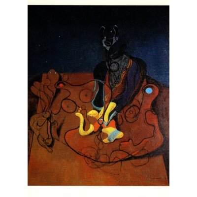 Max Ernst. Eine Liebesnacht, 1927