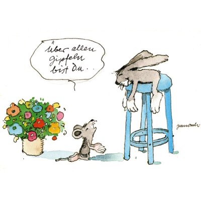 Janosch. Angebetende - Blumen
