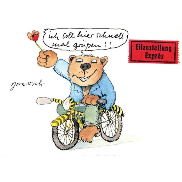 Janosch. Grüßen