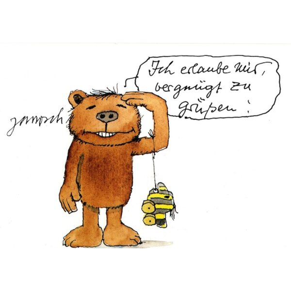 Janosch. Grüßen
