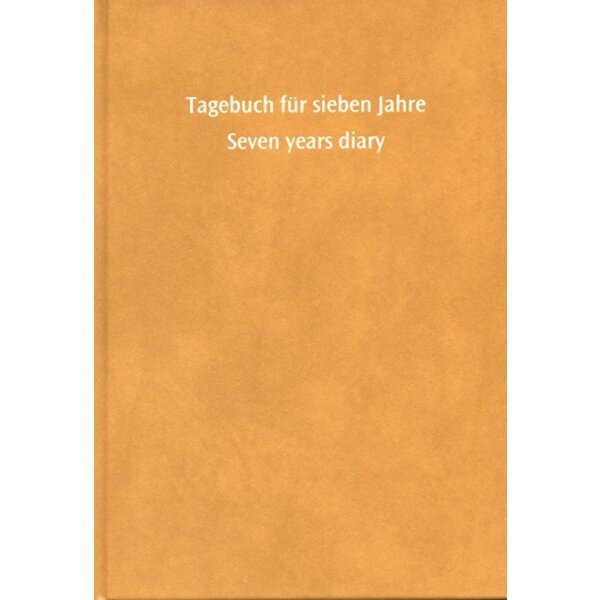 Tagebuch für 7 Jahre, hellbraun