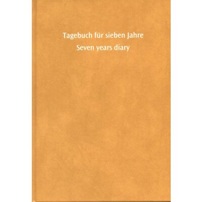 Tagebuch für 7 Jahre, hellbraun