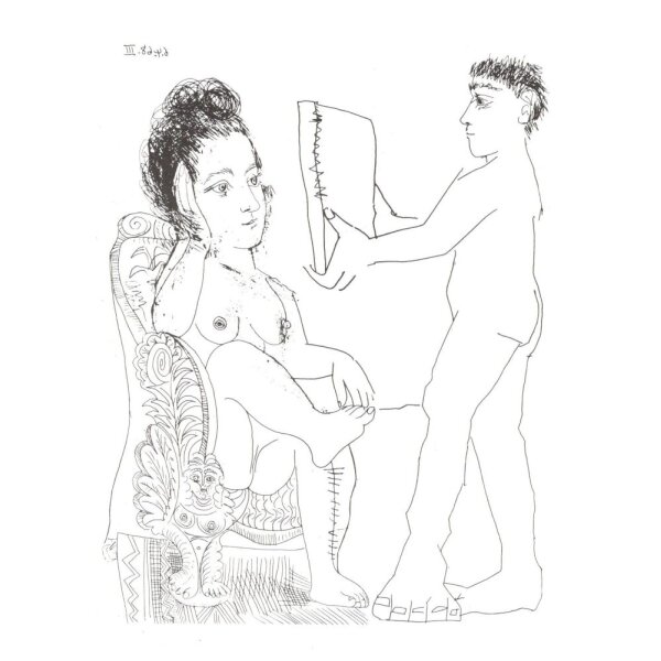 Pablo Picasso. Radierung Serie 347 - 6-4-68-III