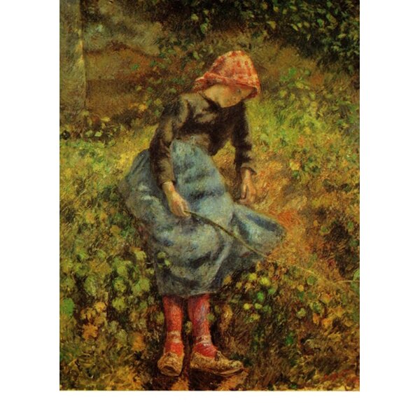 Camille Pissarro. Mädchen mit einem Zweig