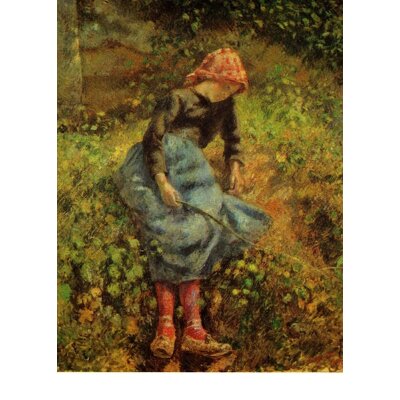 Camille Pissarro. Mädchen mit einem Zweig