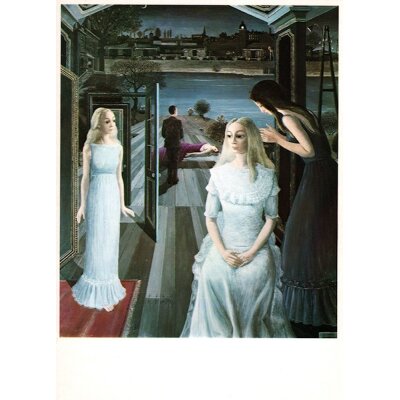 Paul Delvaux. Das Opfer der Iphigenie