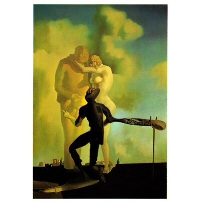 Salvador Dali. Meditation auf einer Harfe