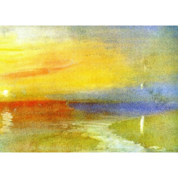 Joseph Mallord William Turner. Aufgehende Sonne, nach 1830