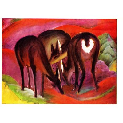 Franz Marc. Drei Rehe