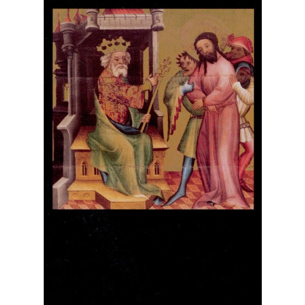 Meister Bertram. Christus vor Herodes