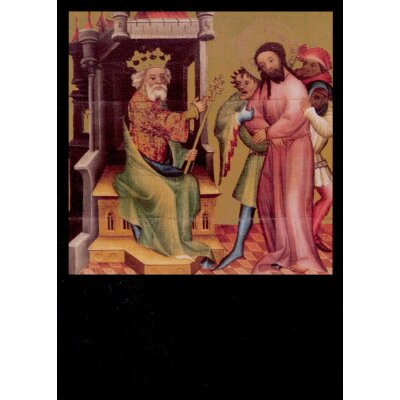 Meister Bertram. Christus vor Herodes