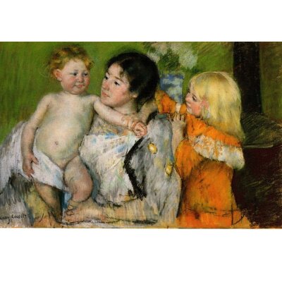 Mary Cassatt. Nach dem Bad