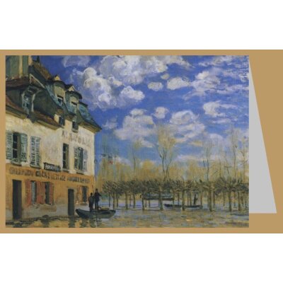Alfred Sisley. Die Barke während der...