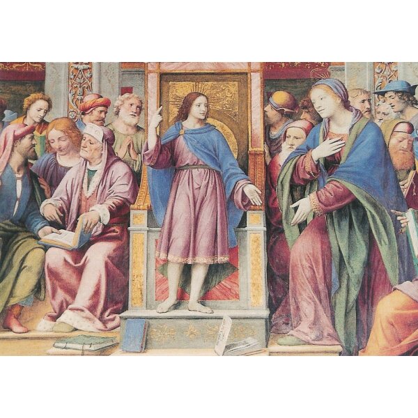 Bernardino Luini. Der 12-jährige im Tempel