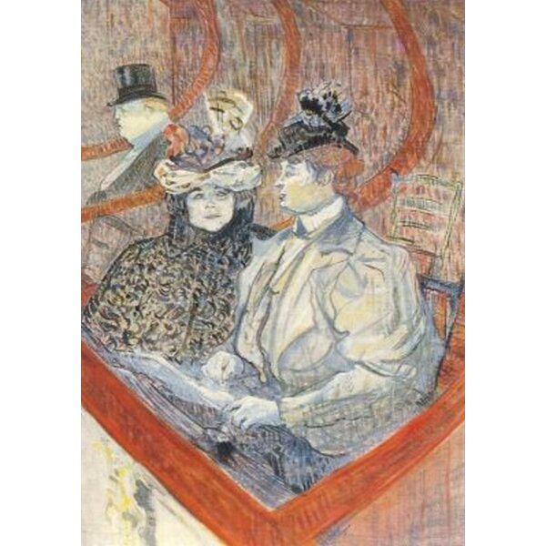 Henri de Toulouse-Lautrec. Theaterloge, 1896/97