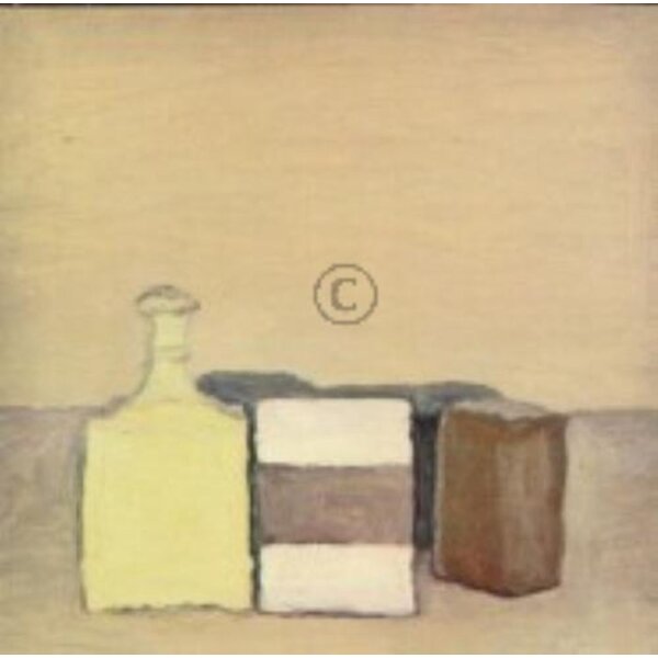 Giorgio Morandi. Stilleben mit gelber Flasche, 1951