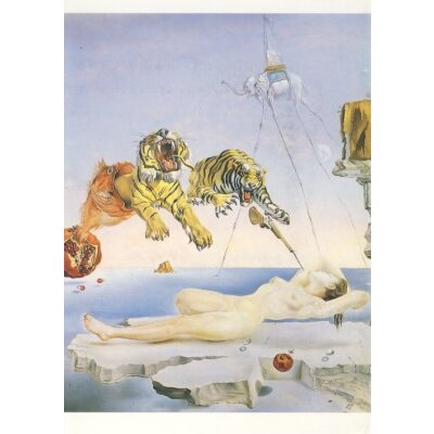 Salvador Dali. Durch den flug einer Biene verursachter Traum