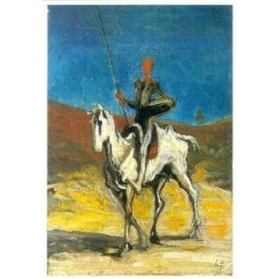 Daumier, Honore. Don Quixote, um 1868. KK