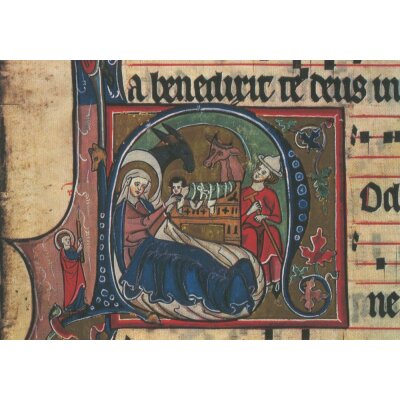 Christi Geburt. Antiphonale/Dominikanerinnenkloster