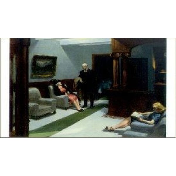 Edward Hopper. Hotel Lobby, 1943