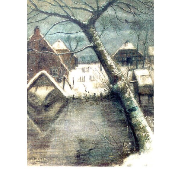 Otto Modersohn. Wümme im Winter, 1937