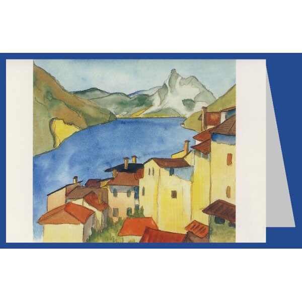 Hermann Hesse. Albogasio, Aquarell Juli 1925