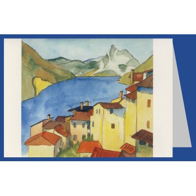 Hermann Hesse. Albogasio, Aquarell Juli 1925