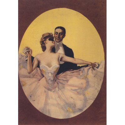 Ferdinand von Reznicek. Tanzpaar, 1900