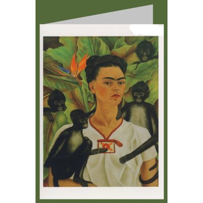 Frida Kahlo. Selbstbildnis mit Affen, 1943