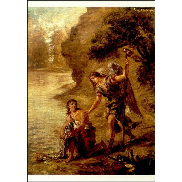 Eugéne Delacroix. Tobias und der Engel