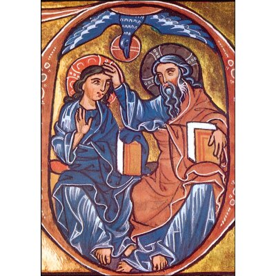 Dreifaltigkeit, Bibel der Abtei Heisterbach um 1240