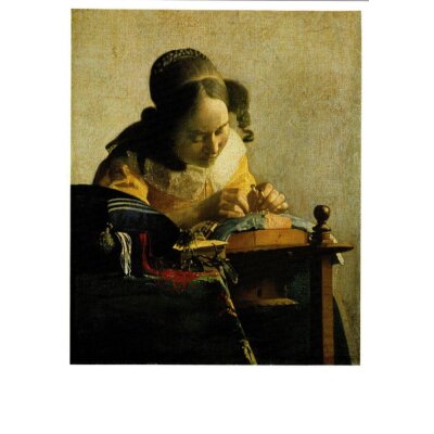 Jan Vermeer van Delft. The lacemaker
