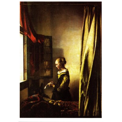 Jan Vermeer van Delft. Lesendes Mädchen am Fenster