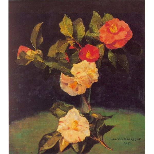 Honegger, Karl-L. Kamelienzweig in Vase,1950