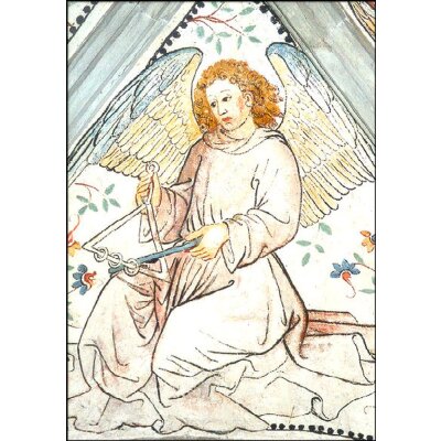 Engel mit Triangel. Kathedrale (St. Nicolas)