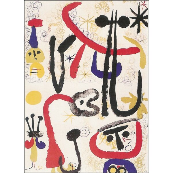 Joan Miró. Personnage et animaux