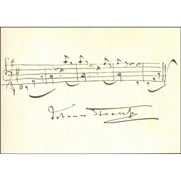 Strauss, Johann. An der schönen blauen Donau. KK
