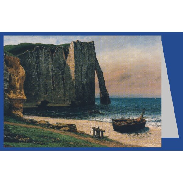 Gustave Courbet. Felsenküste bei Étretat, um 1869
