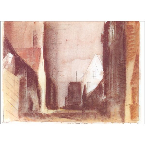 Lyonel Feininger. Straße in Treptow an der Rega, 1930