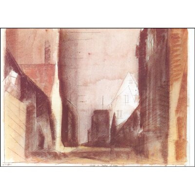 Lyonel Feininger. Straße in Treptow an der Rega, 1930