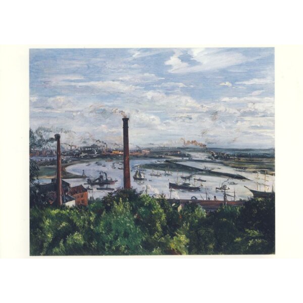 Lovis Corinth. Blick auf den Köhlbrand, 1911
