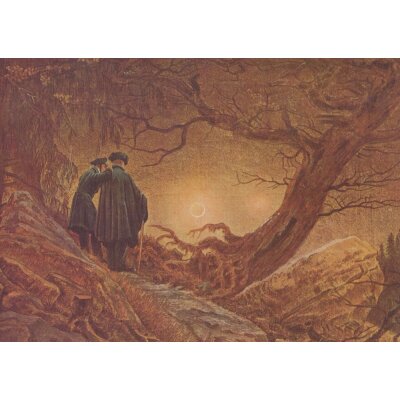Caspar-David Friedrich. Zwei Männer i.Betrachtung...