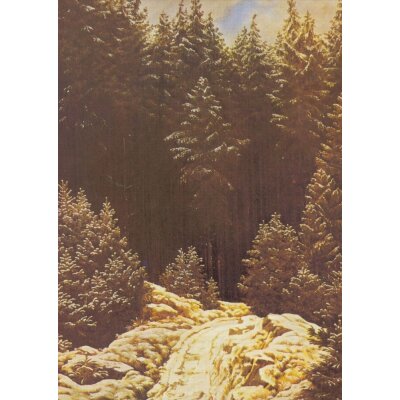 Caspar David Friedrich. Frühschnee, um 1828