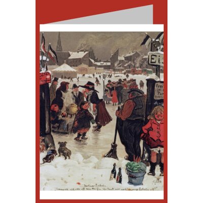 Heinrich Zille. Berliner Eisbahn, 1910