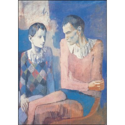 Pablo Picasso. Akrobat und junger Harlekin
