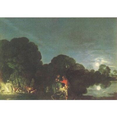 Adam Elsheimer. Flucht nach Ägypten, 1609