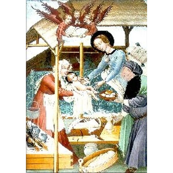 Thomas von Villach. Christi Geburt, Auss.Nordwand Fresko