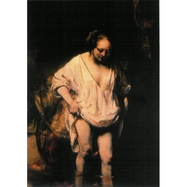 Rembrandt. Badendes Mädchen, 1654