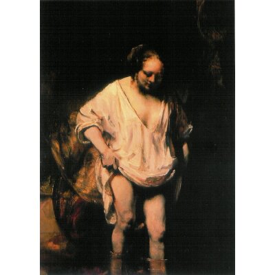 Rembrandt. Badendes Mädchen, 1654